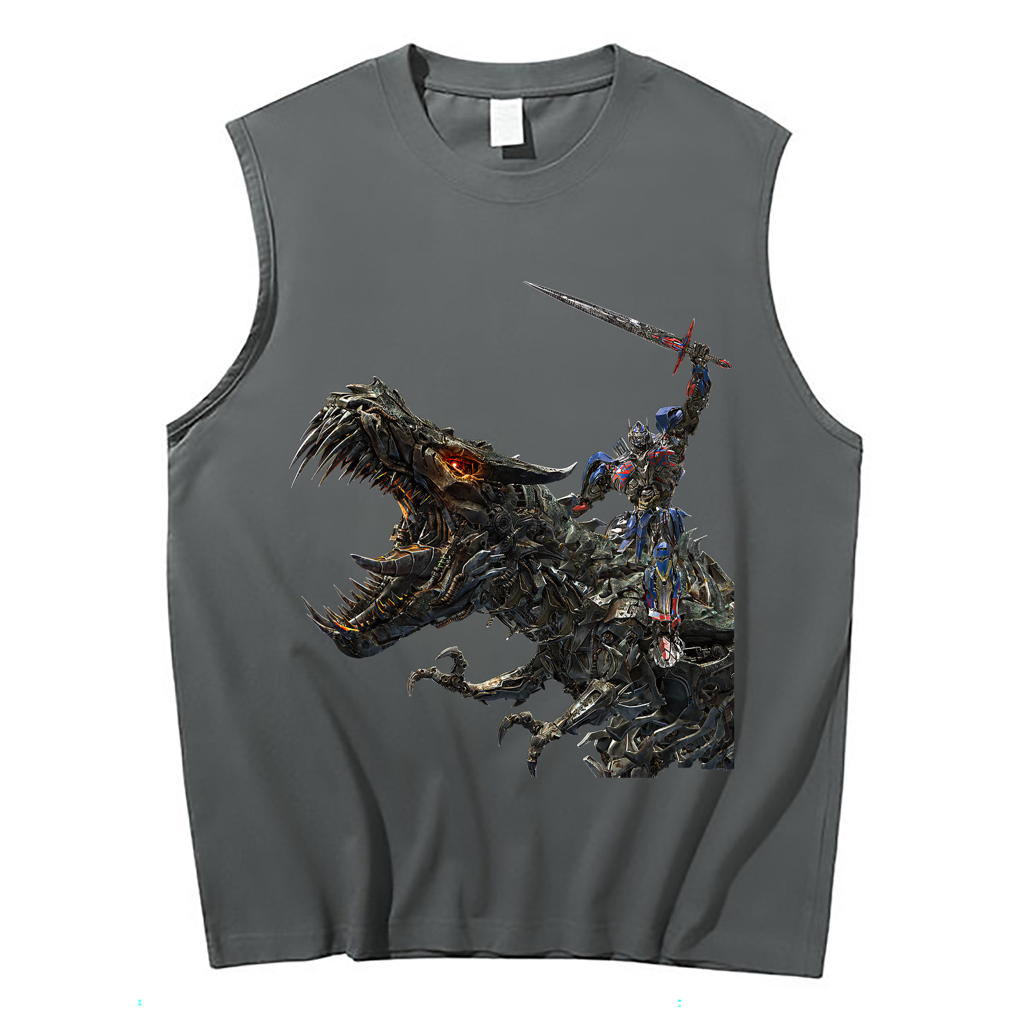 （画像用） Transformers トランスフォーマー コットン100％タンクトップ（フロントプリント）